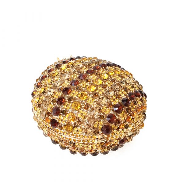 Stunning Pineapple Crystal Evening Bag for Women - Image 6